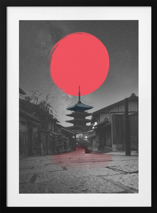 Lonely Temple Framed Art Wall Decor