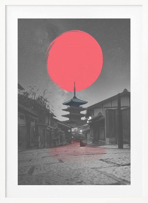 Lonely Temple Framed Art Wall Decor