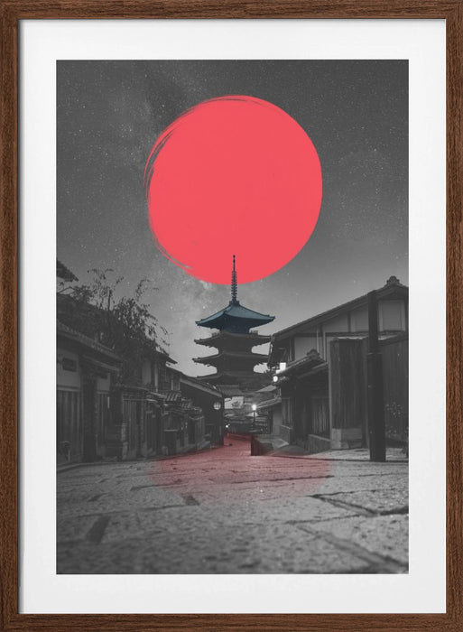 Lonely Temple Framed Art Wall Decor