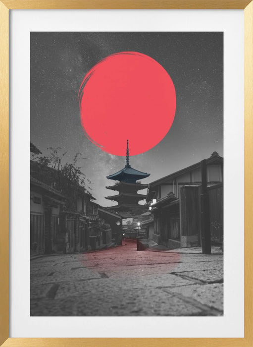 Lonely Temple Framed Art Wall Decor