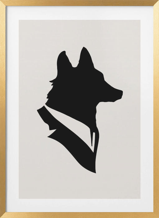 Monsieur Renard Framed Art Wall Decor