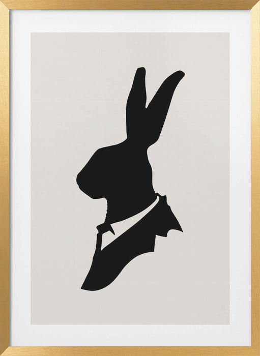 Monsieur Lapin Framed Art Wall Decor