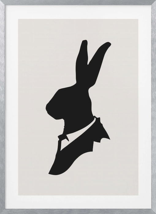 Monsieur Lapin Framed Art Wall Decor