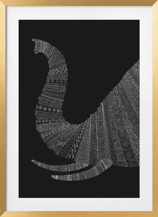 Elephant Nº2 Framed Art Modern Wall Decor