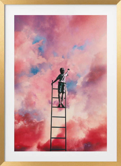 Cloud Painter Framed Art Modern Wall Decor