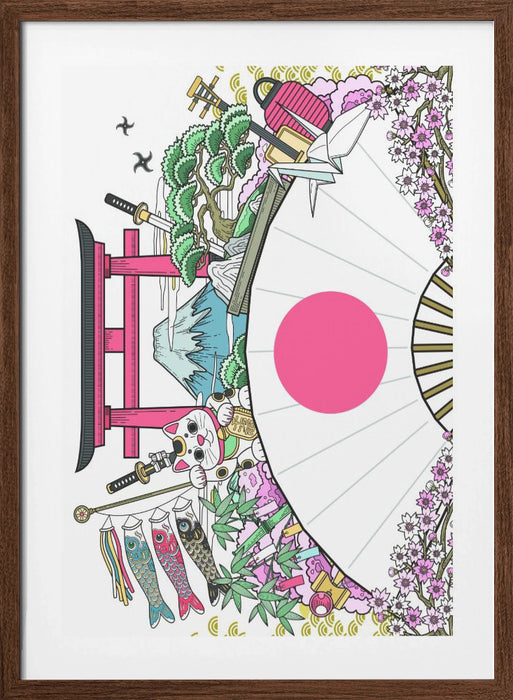 All Japan Has To Offer Framed Art Modern Wall Decor