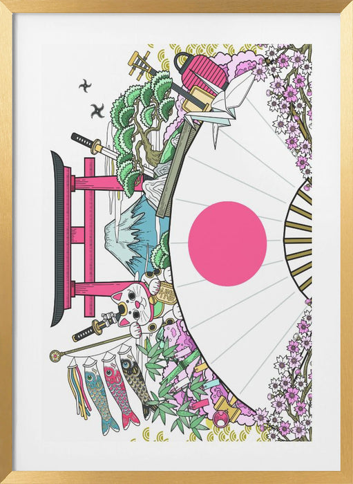 All Japan Has To Offer Framed Art Modern Wall Decor