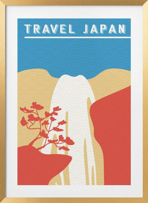 Traval Japan Minimilism I Framed Art Modern Wall Decor