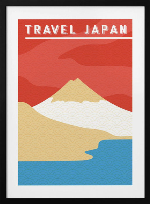 Traval Japan Minimilism Ii Framed Art Modern Wall Decor