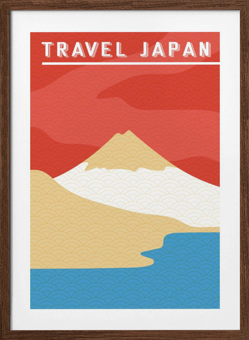 Traval Japan Minimilism Ii Framed Art Modern Wall Decor