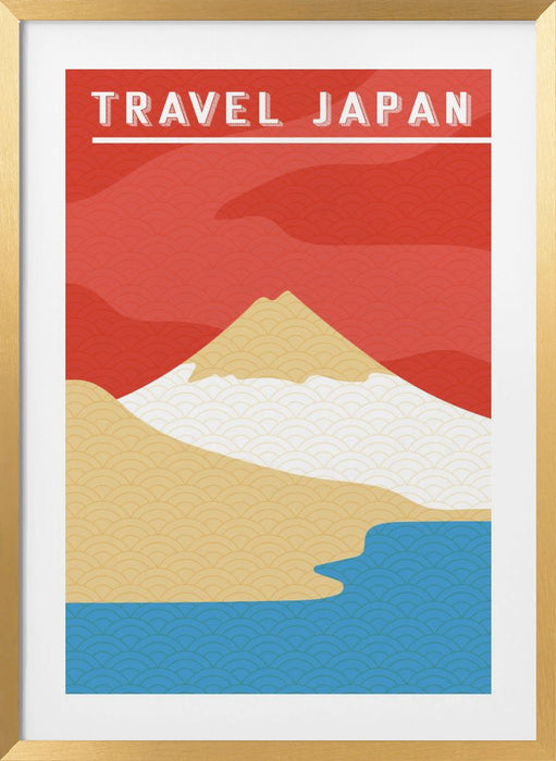 Traval Japan Minimilism Ii Framed Art Modern Wall Decor