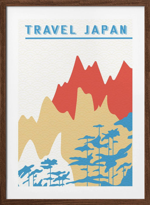 Traval Japan Minimilism Iii Framed Art Modern Wall Decor