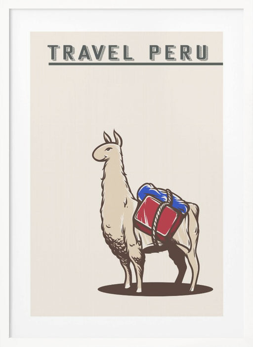 Travel Peru Framed Art Modern Wall Decor