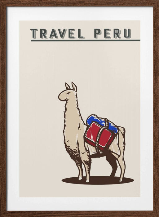 Travel Peru Framed Art Modern Wall Decor