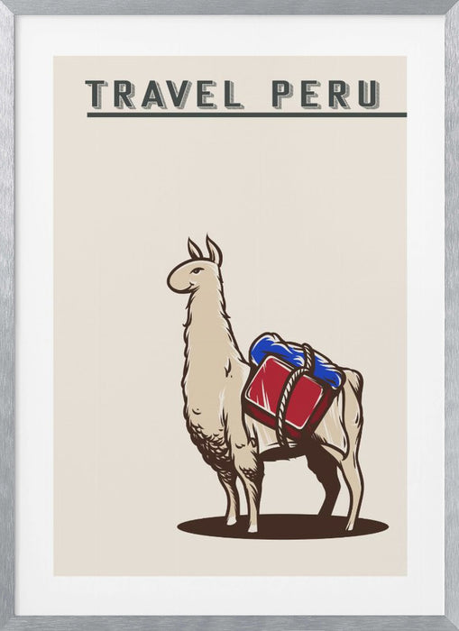 Travel Peru Framed Art Modern Wall Decor