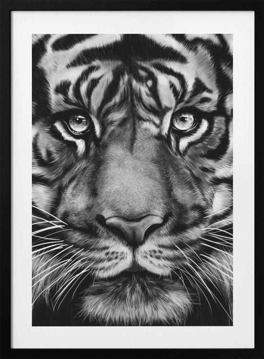 Tiger Framed Art Wall Decor