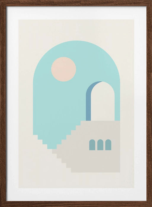 Minimal Architecture #1 Framed Art Modern Wall Decor