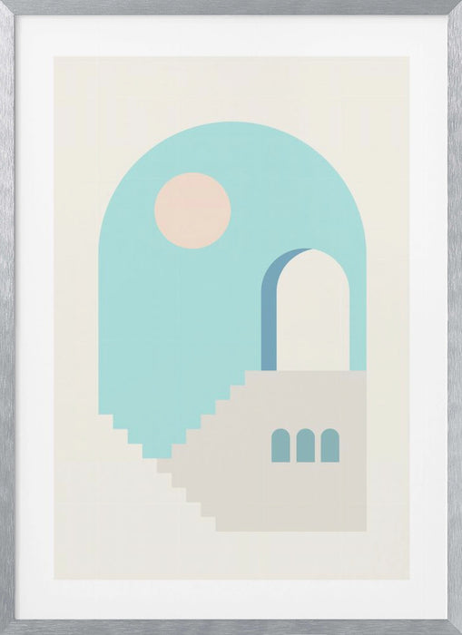 Minimal Architecture #1 Framed Art Modern Wall Decor