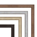 Collection of picture frame corners in colors and finishes for 24x30 picture frame