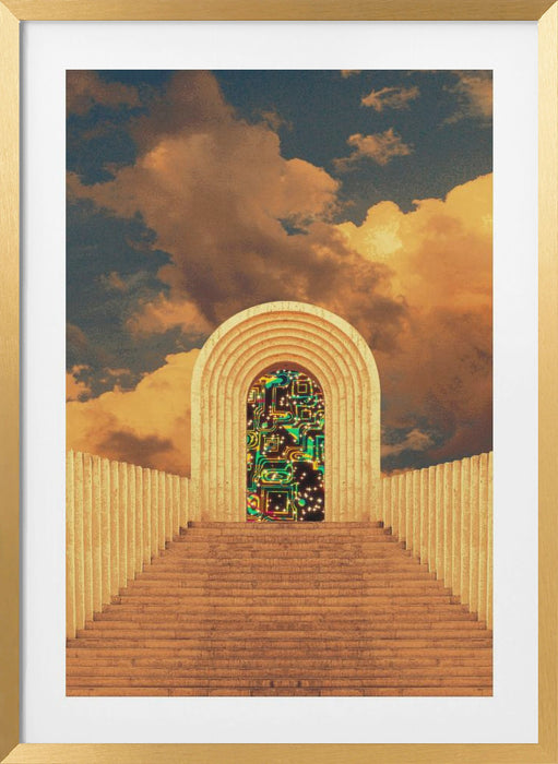 Portal Framed Art Modern Wall Decor