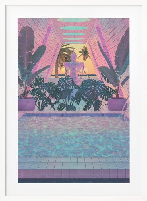 VaporPool Framed Art Modern Wall Decor