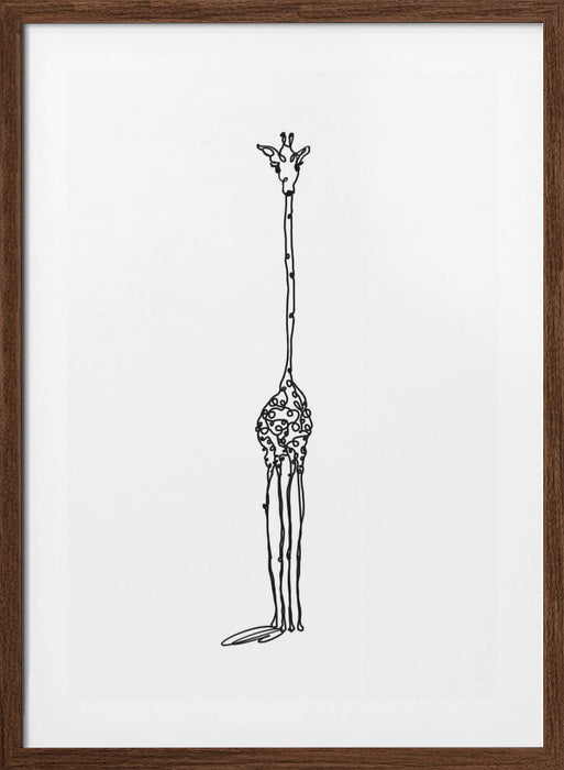 Giraffe Framed Art Wall Decor