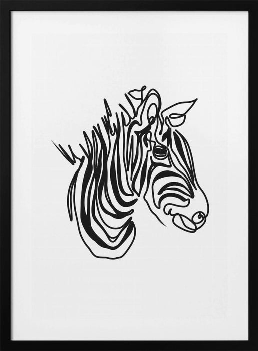 The Zebra Framed Art Wall Decor