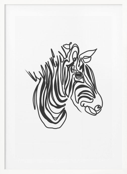 The Zebra Framed Art Wall Decor