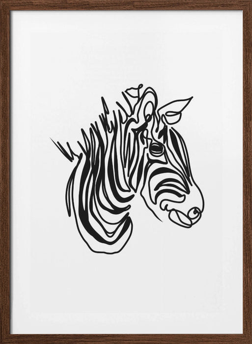 The Zebra Framed Art Wall Decor