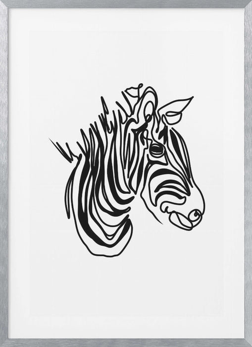 The Zebra Framed Art Wall Decor