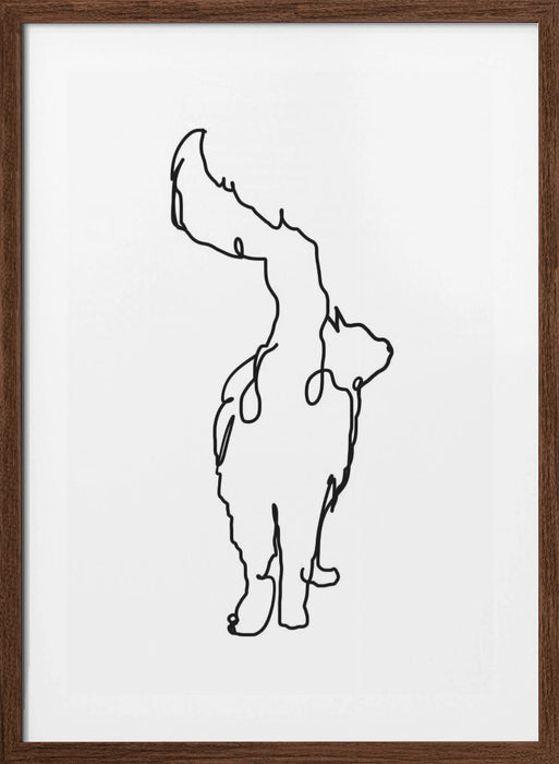 The Cats Tail Framed Art Wall Decor