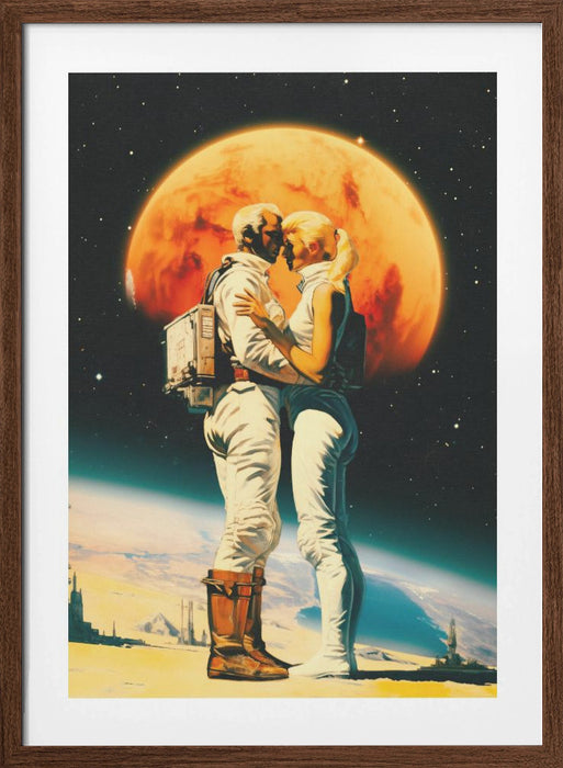 Intergalactic Love Framed Art Modern Wall Decor