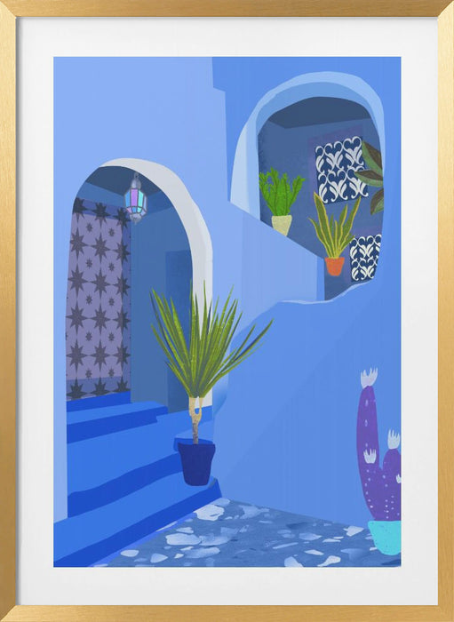 Morocco Framed Art Modern Wall Decor