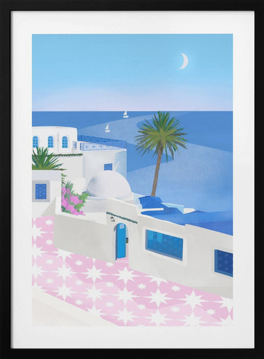 Tunis Framed Art Modern Wall Decor