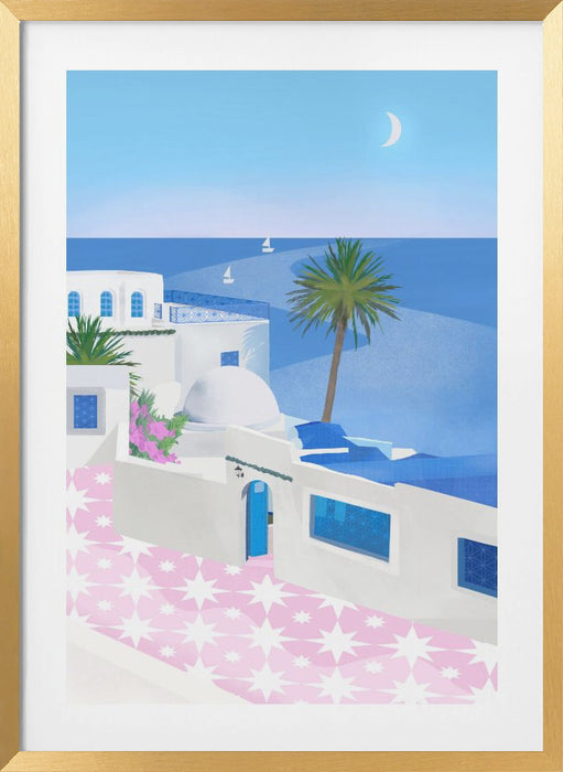 Tunis Framed Art Modern Wall Decor