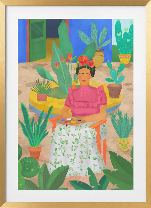 Frida Framed Art Modern Wall Decor