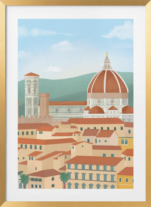 Florence Framed Art Modern Wall Decor