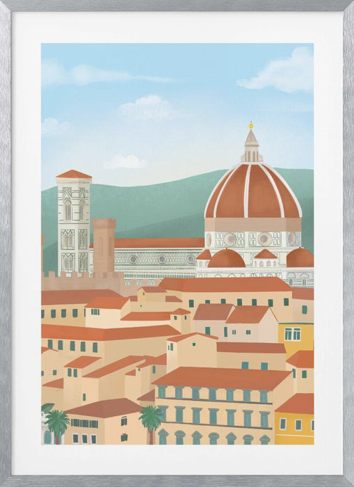 Florence Framed Art Modern Wall Decor