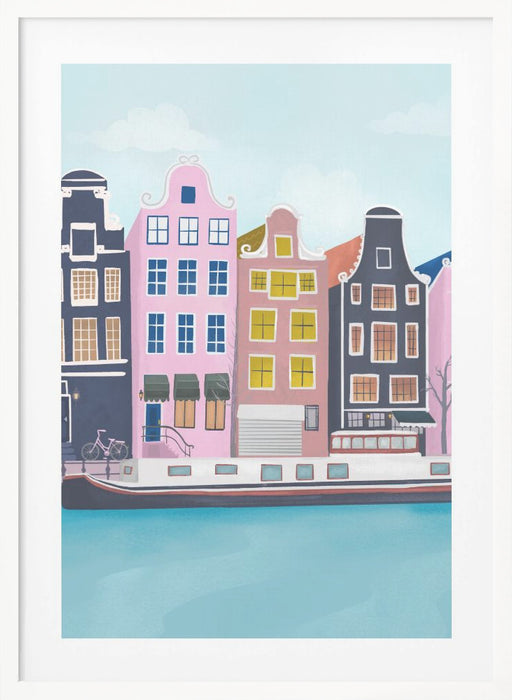 Amsterdam Framed Art Modern Wall Decor