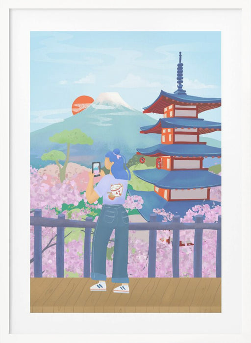 Japan Framed Art Modern Wall Decor