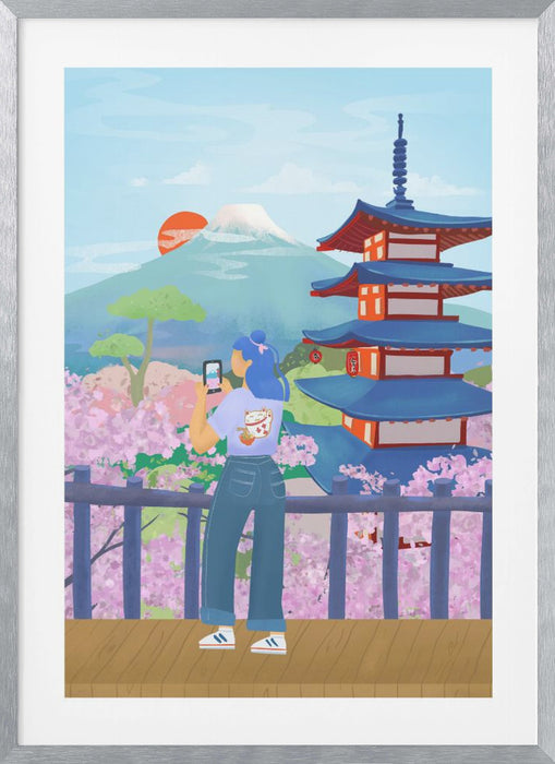 Japan Framed Art Modern Wall Decor