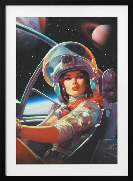 Next Stop Mars Framed Art Modern Wall Decor