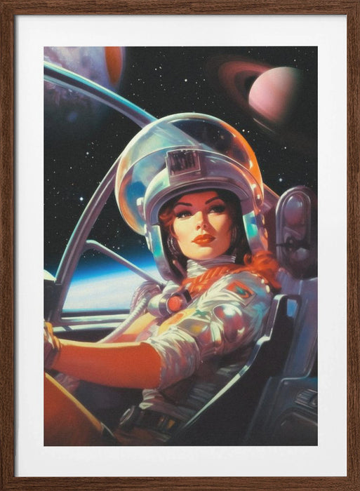 Next Stop Mars Framed Art Modern Wall Decor