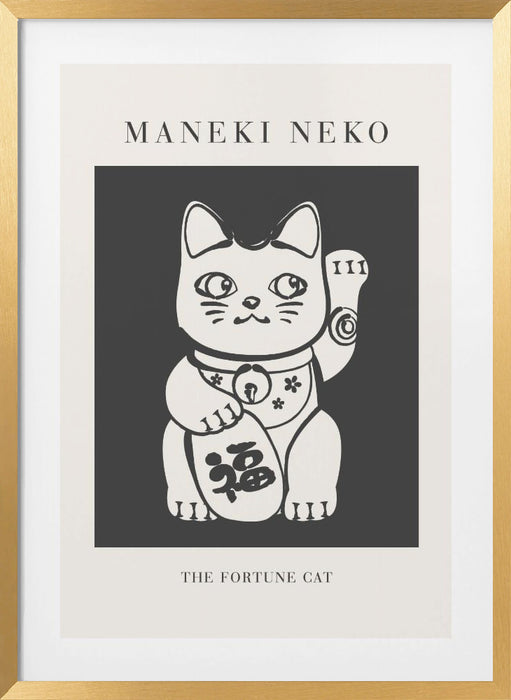 Manekineko Framed Art Wall Decor