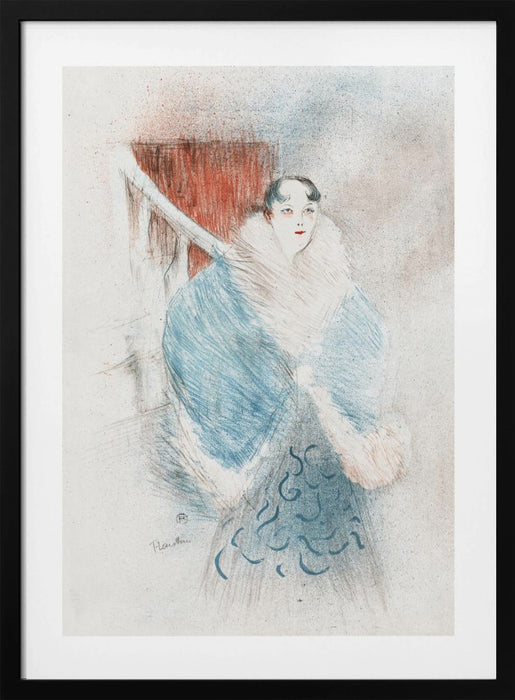 Elsa, Dite La Viennoise (1897) Framed Art Modern Wall Decor