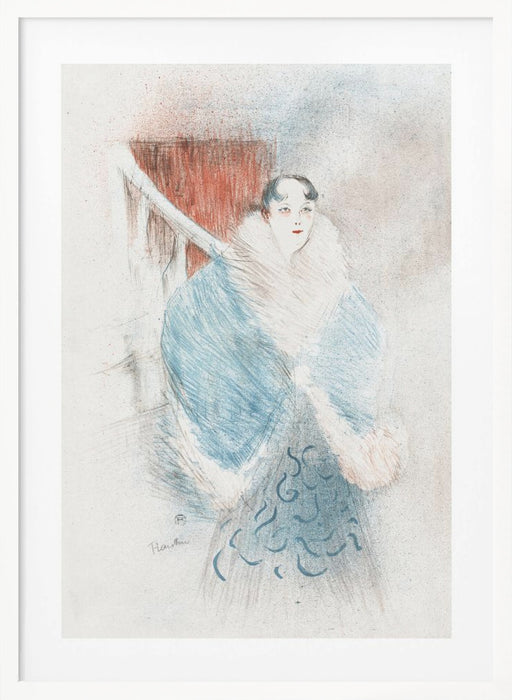 Elsa, Dite La Viennoise (1897) Framed Art Modern Wall Decor