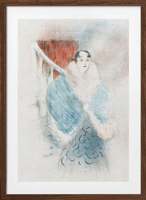 Elsa, Dite La Viennoise (1897) Framed Art Modern Wall Decor