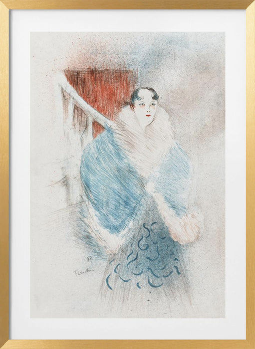 Elsa, Dite La Viennoise (1897) Framed Art Modern Wall Decor