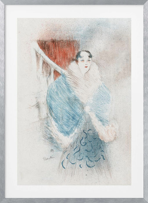 Elsa, Dite La Viennoise (1897) Framed Art Modern Wall Decor