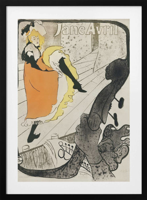 Jane Avril (1893) Framed Art Modern Wall Decor